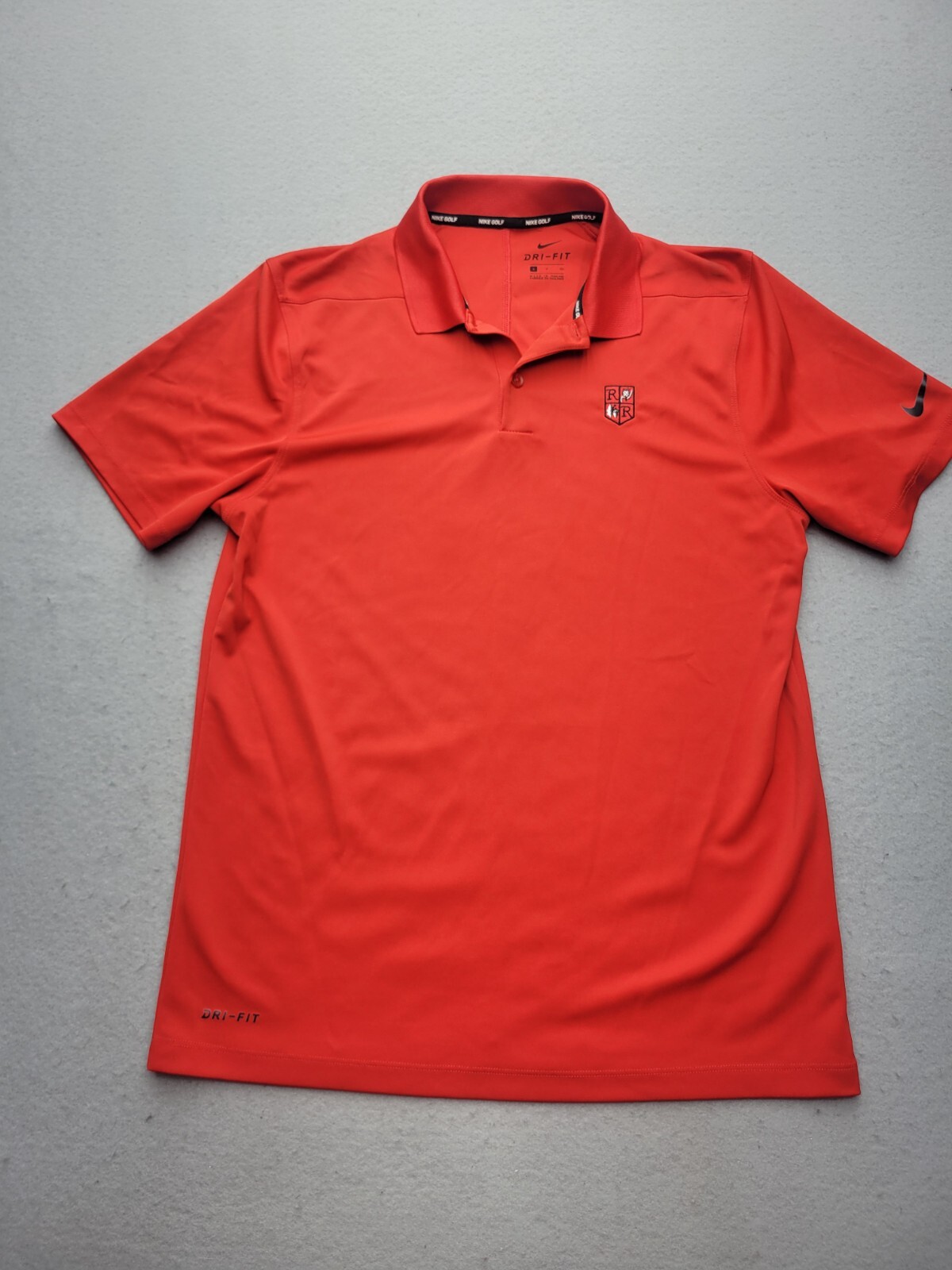 Nike Men Polo Small Red Golf Polyester Thailand Performance Athletic Stylish gallery