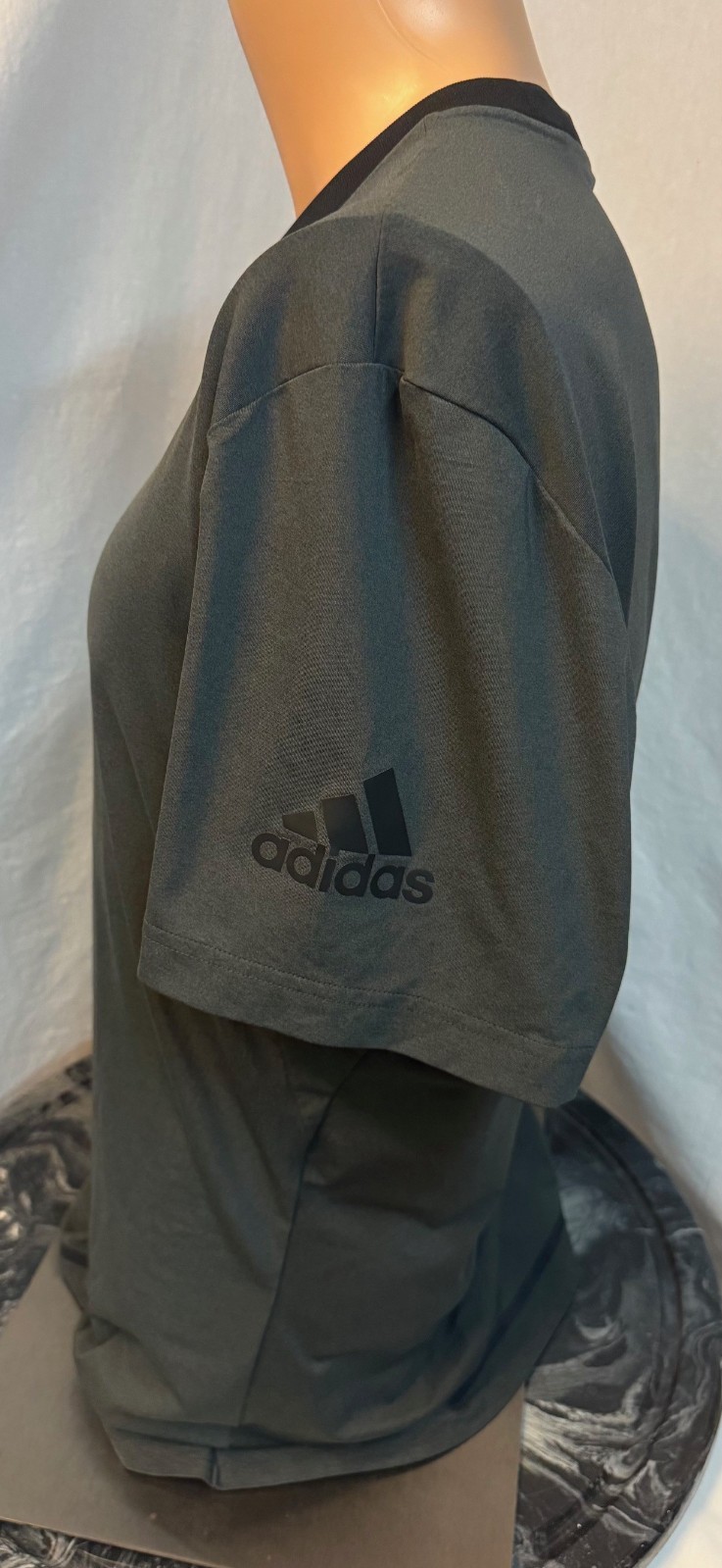 adidas Barricade Code Performance Workout Shirt CY3319 Dark Gray Men's Large gallery