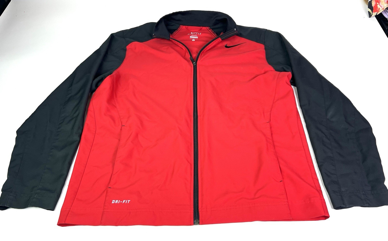 Nike Men’s (L) Dri-Fit Full Zip Windbreaker Golf Athletic Workout Jacket 688493 gallery