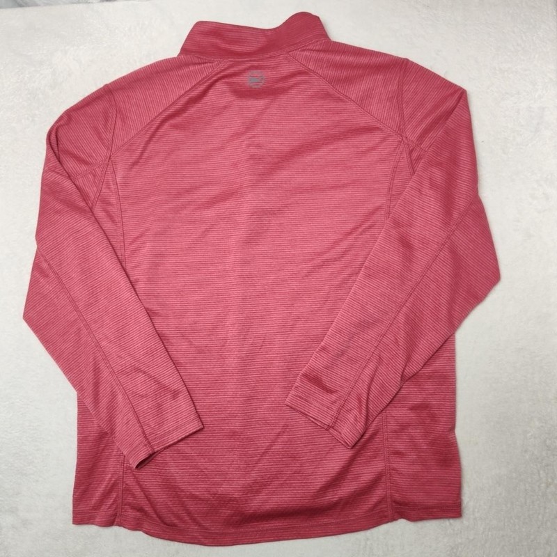 Vineyard Vines Pullover Mens Large Pink Golf Performance 1/4 Zip Mock Neck Work gallery