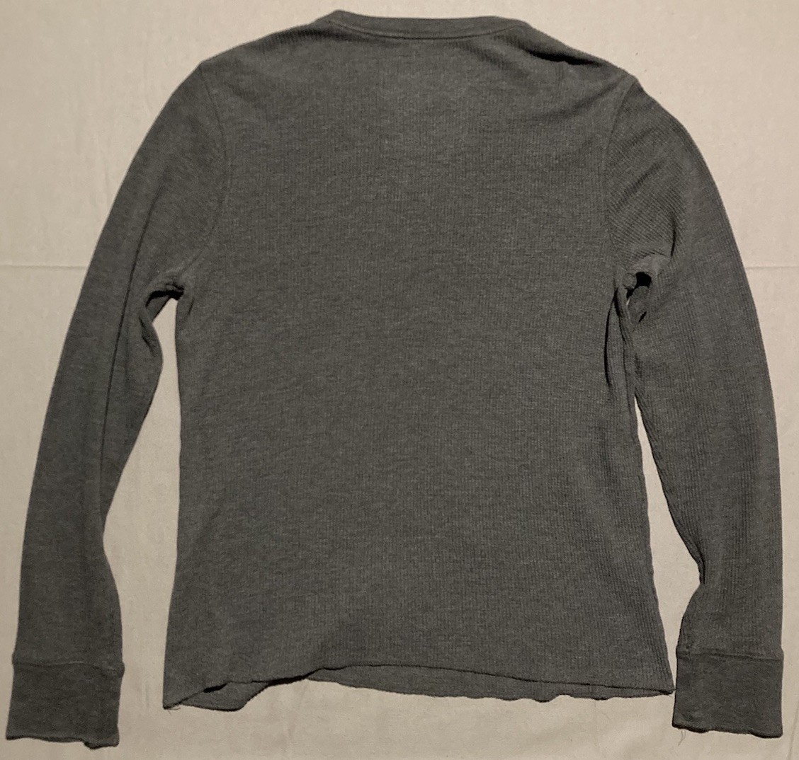 Urban Pipeline Mens Medium Shirt Long Sleeve Pullover Thermal Grey gallery