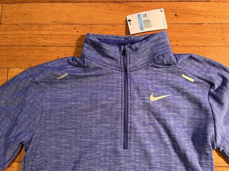 Nike Running Therma Sphere 3.0 Element 1/4 Zip Shirt Men's M Blue gallery