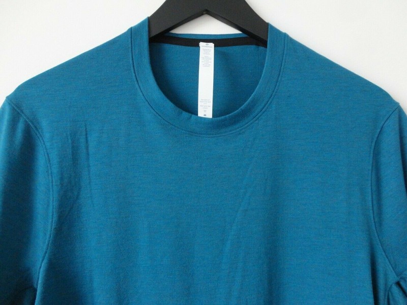 NWT LULULEMON CPRI Capri Blue Somatic Aero SS Top Shirt Men's XL gallery