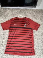 Nike Dry US Short Sleeve Challenger 20 Jersey Men’s L Maroon Red Black AC CD6117