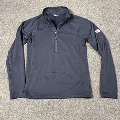 The North Face Pullover Mens Medium Blue 1/4 Zip Long Sleeve Hiking Shirt Top