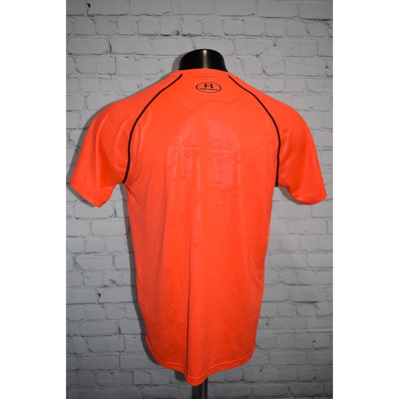 Under Armour Shirt Mens Size Medium Gym Performance HeatGear Hot Pink gallery