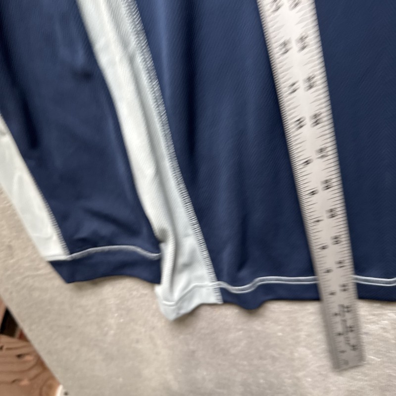 Alo Conquer Long Sleeve Performance Shirt Cool Fit Blue Gray XXL gallery