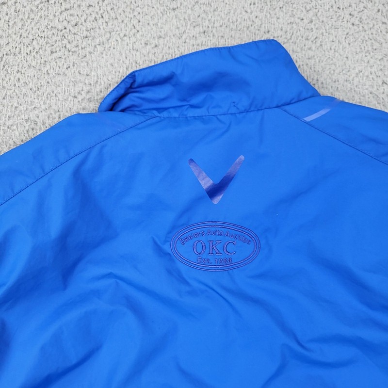 Callaway Weather Series 1/4 Zip Pullover Mens XL Blue Performance Logo Graphic gallery