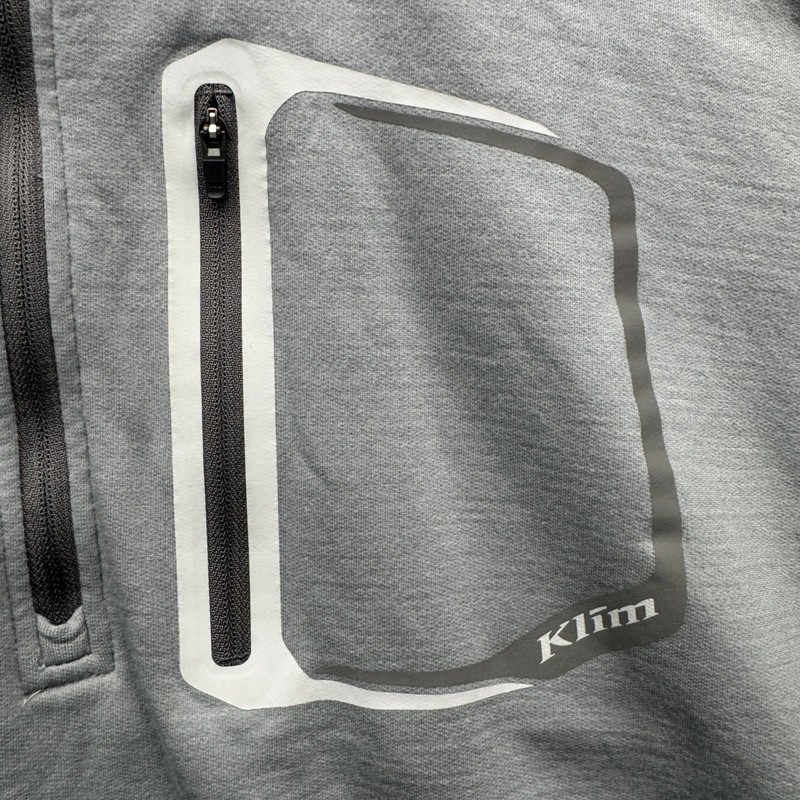 Klim Teton 1/4 Zip Shirt Mens 2XL Gray Long Sleeve Merino Blend Outdoor Pullover gallery