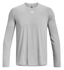 Men’s Under Armour Team Tech Long Sleeve T-Shirt 1376843 Mod Gray Light Heather