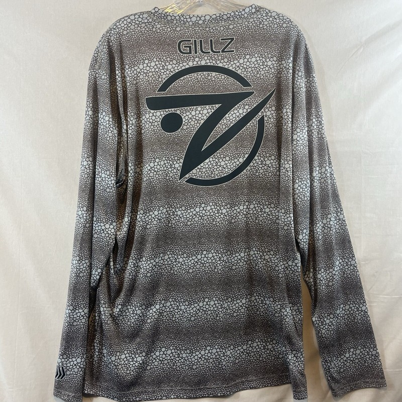 GILLZ LS UV Extreme Sting Ray Pullover Long Sleeve Shirt Blue Men’s 2XL Fishing gallery