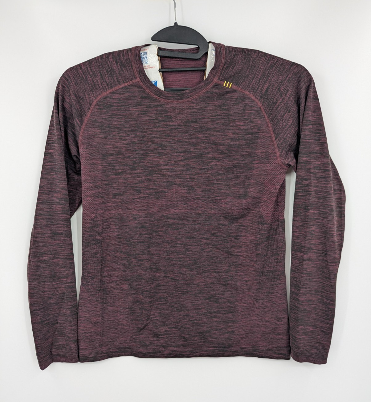 Lululemon Metal Vent Tech Long Sleeve Shirt Medium Heather burgandy maroon gallery