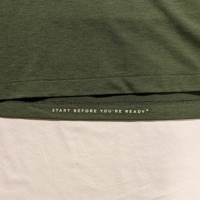 Peloton Fourlaps Pullover Mens Medium Olive Green Quarter Zip Long Sleeve gallery