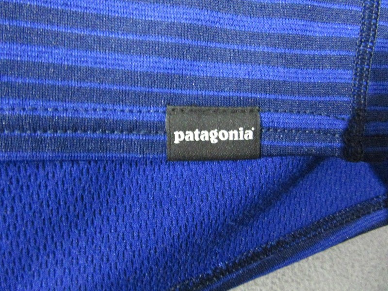 Patagonia Capilene 3 Midweight Baselayer Shirt Mens Large Blue Striped Polartec gallery
