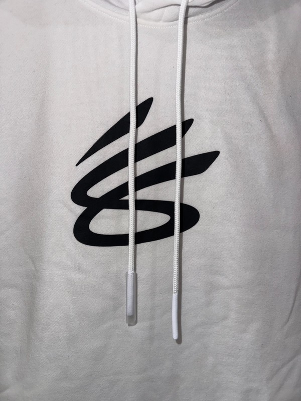 Under Armour Steph Curry Fleece Sleeveless Hoodie White 1374301-100 Men’s L NEW gallery