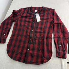 Crooks & Castles Men’s Woven L/S Baseball Jersey Ellis Plaid NWT Size Large