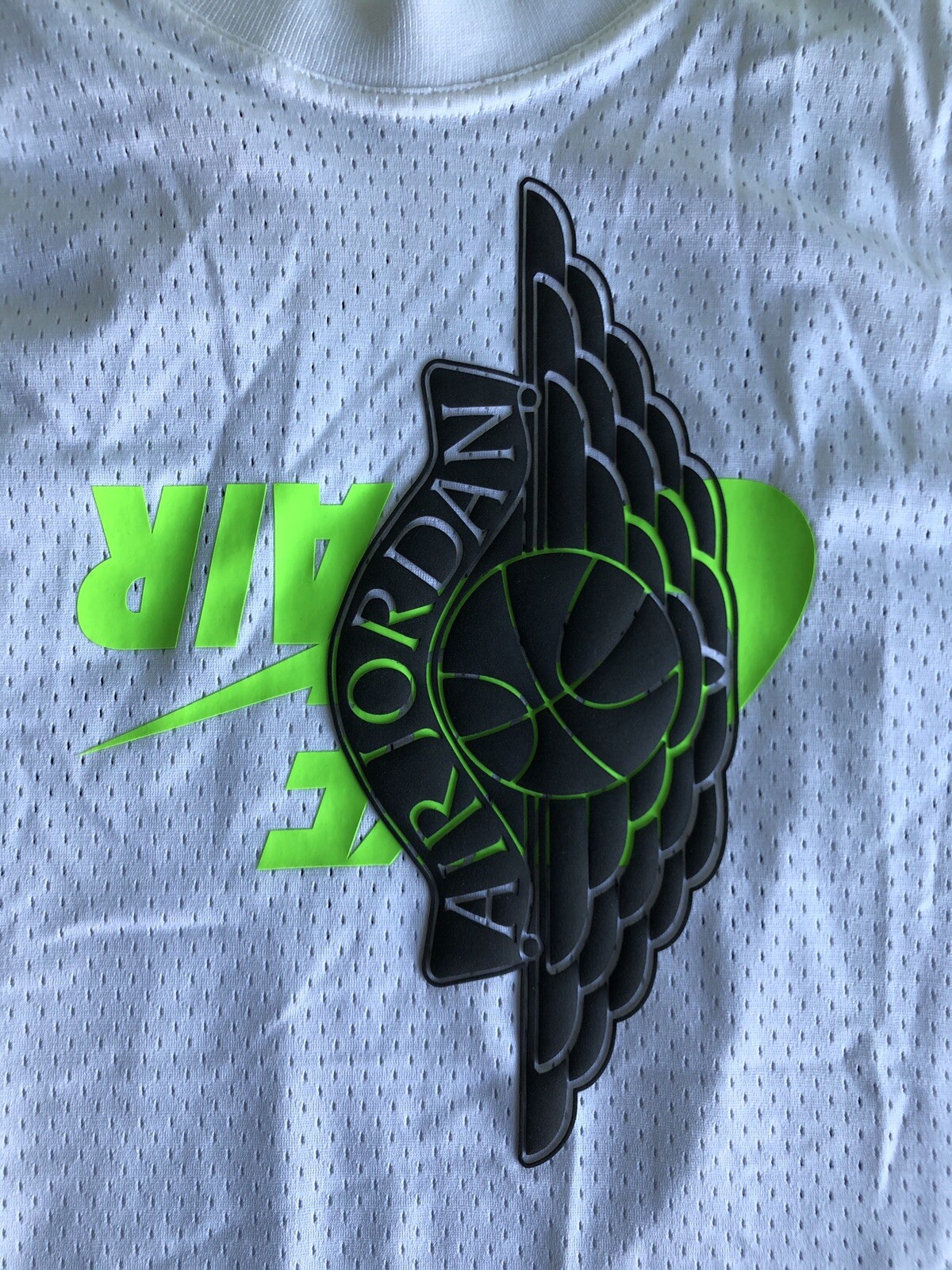 Nike Jordan Air Jumpman Mesh Jersey Wings Men's Tank White BQ8479 100 Size 2XL gallery