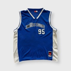 Vtg 90s Y2K eS Skateboarding Basketball Jersey Shirt, 95 Skate Mesh Footwear L