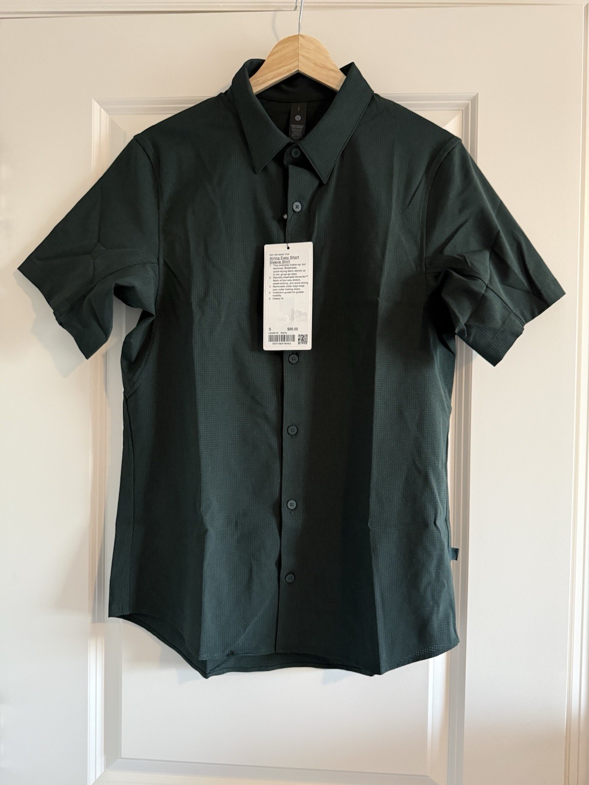 Lululemon Airing Easy Short Sleeve Shirt Men Size S RNFG New gallery