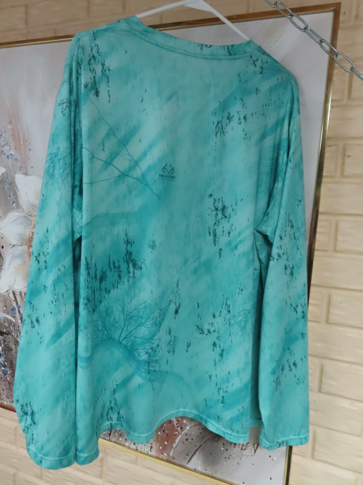 EUC MEN'S HABIT 40+ SOLAR-FACTOR SZ XL REALTREE L/S FISHING SHIRT / STRETCH gallery
