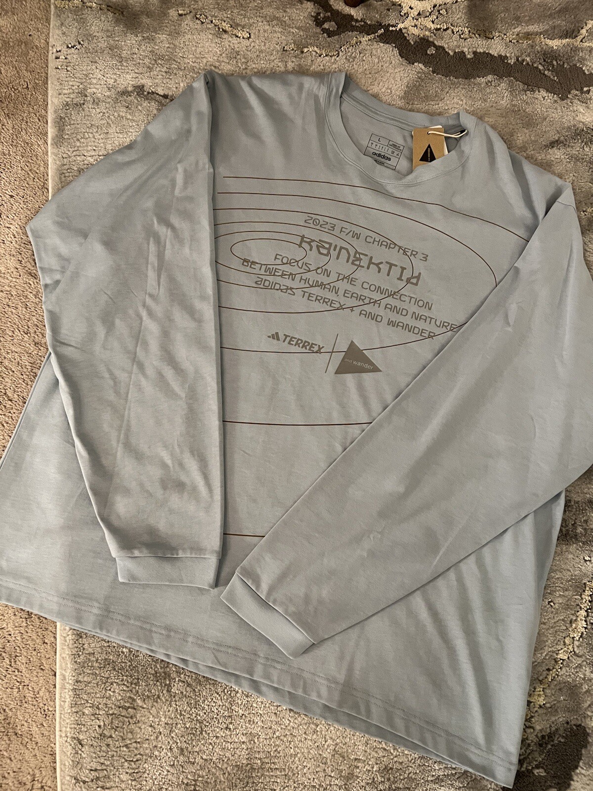 Adidas Terrex & Wander XPLORIC Unisex LongSleeve Shirt. Men’s Size L (HZ0671) gallery