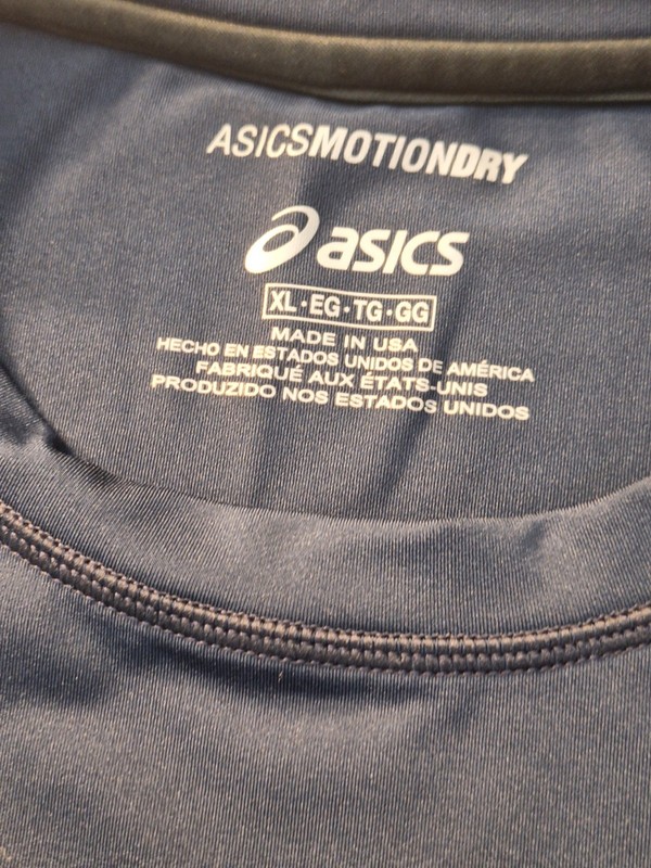 ASICS MotionDry Short Sleeve Activewear Crew Neck Compression training running gallery