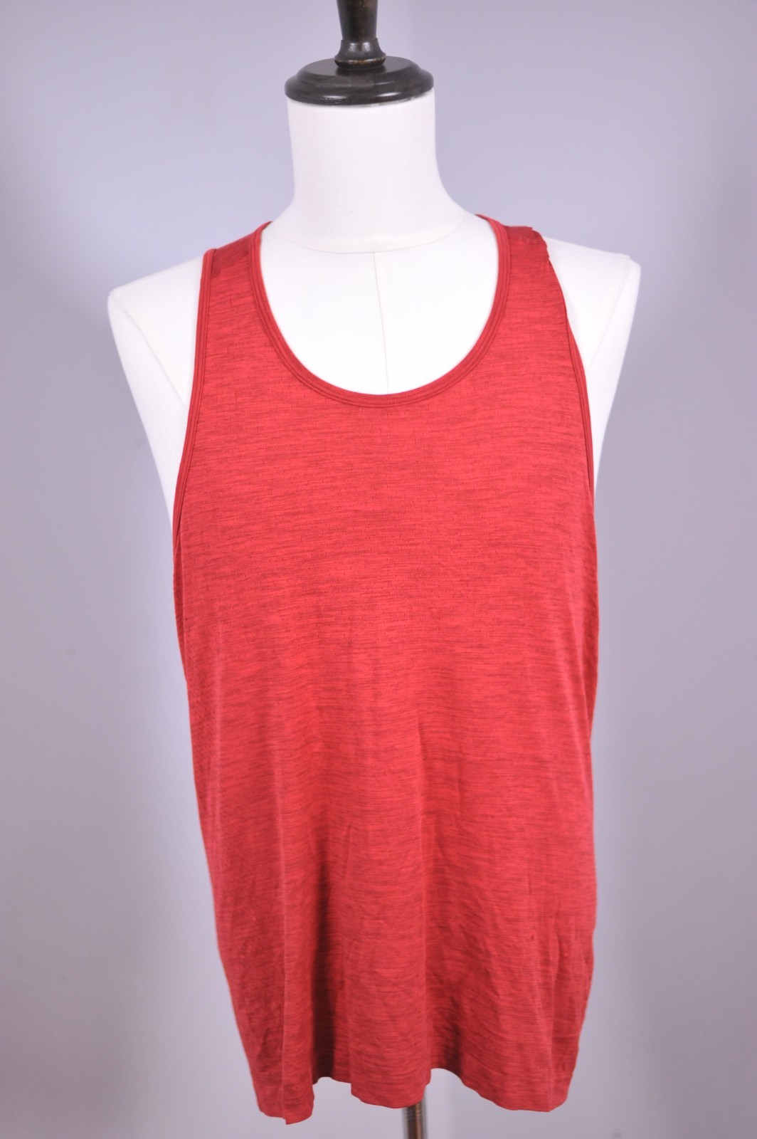Lululemon Metal Vent Tech Tank Blood Orange Men's Medium M gallery