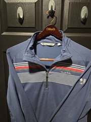 Travis Matthew Pullover Men’s Extra Large Blue Golf Performance Stretch Pocket