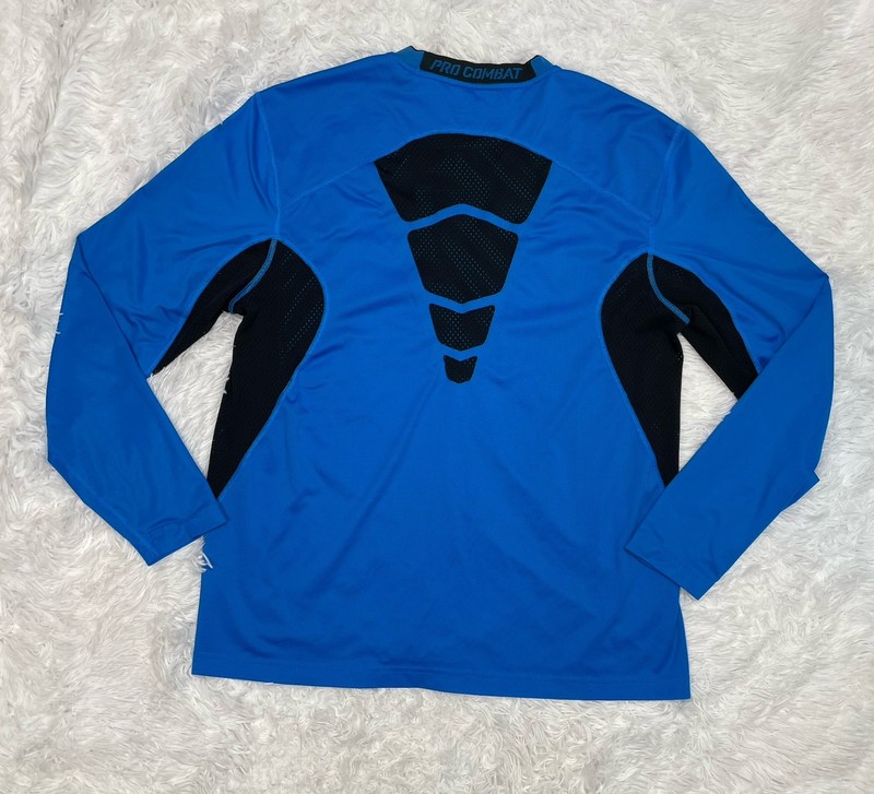 Nike Pro Combat Ken Griffey Baseball Shirt Men’s Size L Large Blue Compression gallery