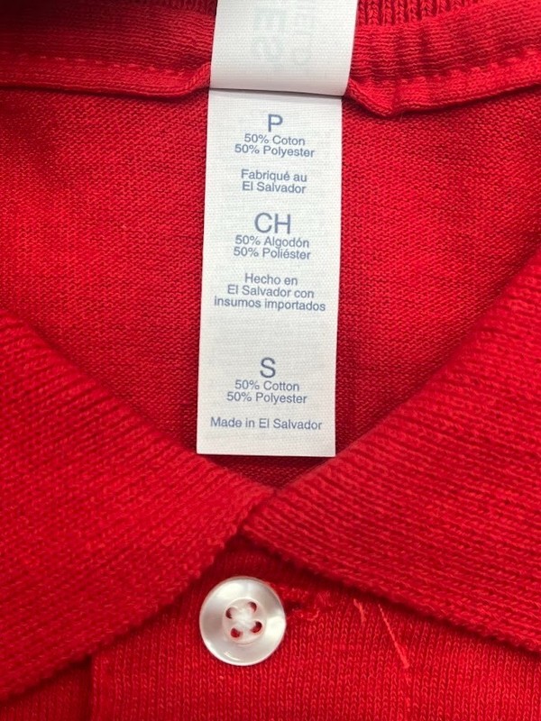 Jerzees Mens Spotshield Long Sleeve Jersey Polo Shirt 437ML True Red Size Small gallery