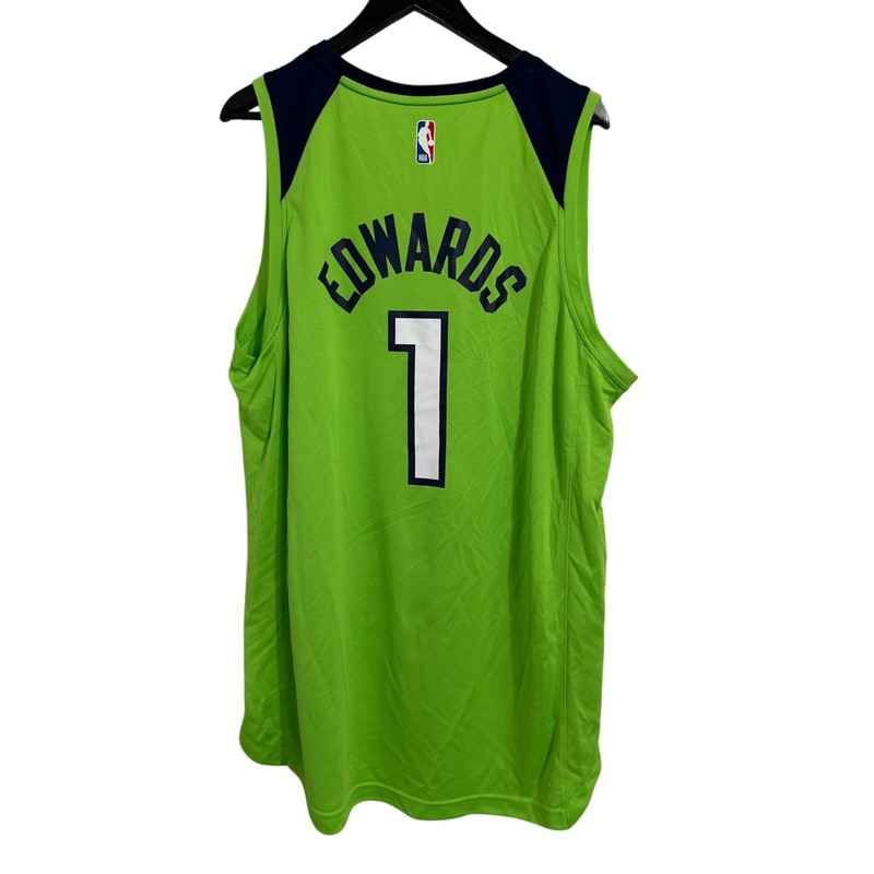 NWT Anthony Edwards Minnesota Timberwolves Jersey Size XL gallery