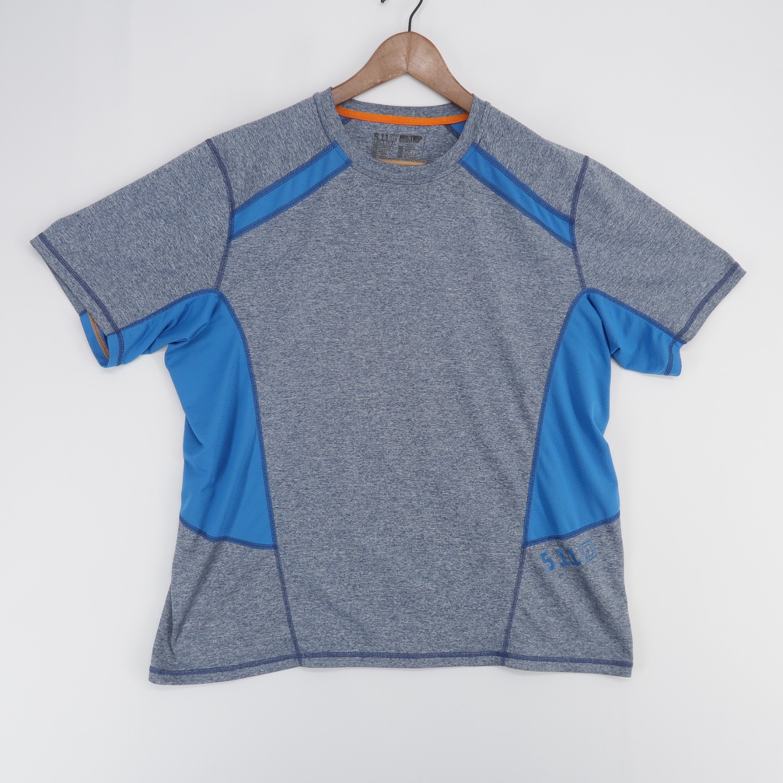 5.11 Tactical T Shirt Mens XL Gray Heather Short Sleeve Moisture Wicking Tech gallery