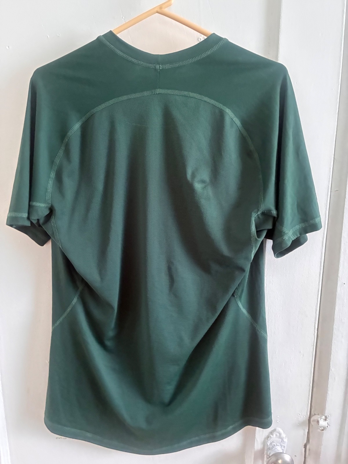 Adidas Men's Alphaskin Dark Green Climalite Techfit Compression T-Shirt gallery