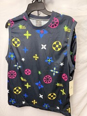 Set of two Saints Studio Men’s Mesh Sleeveless Tank Graphic Print Multicolor M