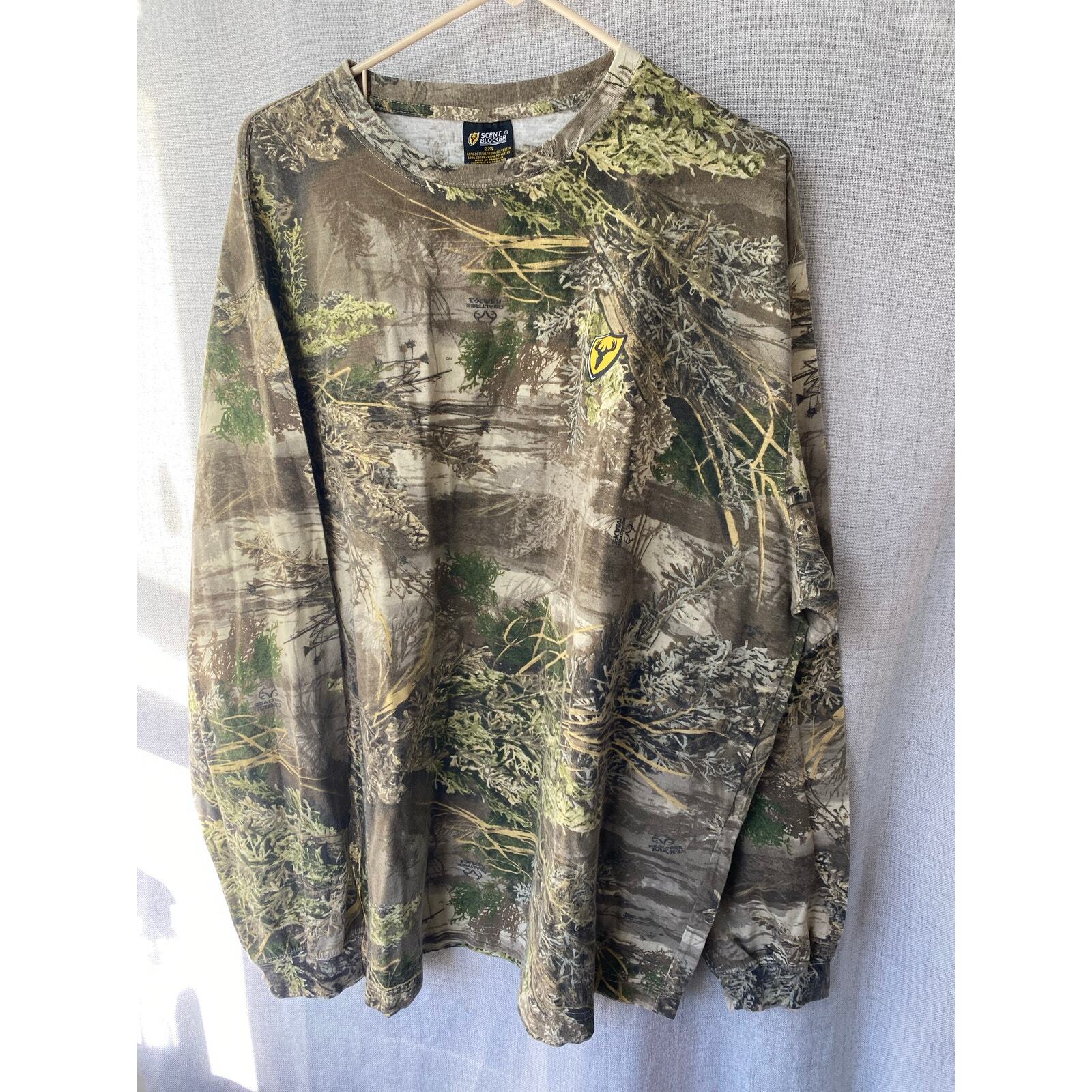 Scent Blocker 2XL Camouflage Hunting Shirt with Scent Control Technology gallery