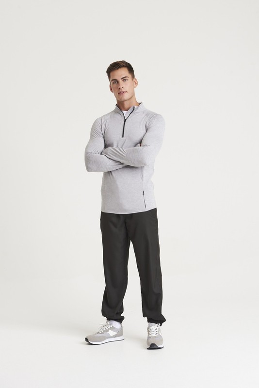AWDis Just Cool Flex Long Half-Zip Top JC030 -Sports Gym Running Long Sleeve Top gallery