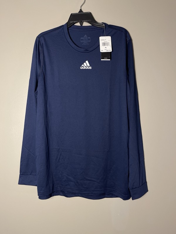 adidas Men’s Creator Long Sleeve Training Shirt Navy Size XL New gallery