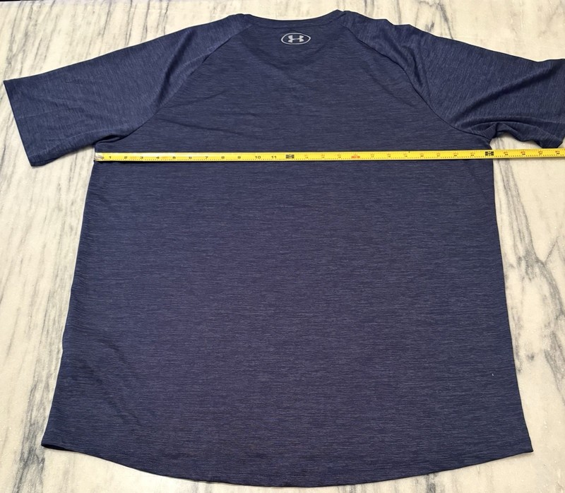Under Armour Men's The Tech Tee dark Blue Short Sleeve Size XLT/TGL gallery