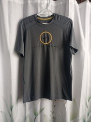 Nike Livestrong Shirt Mens Small Gray Dri-FIT Athletic Training Short Sleeve Tee