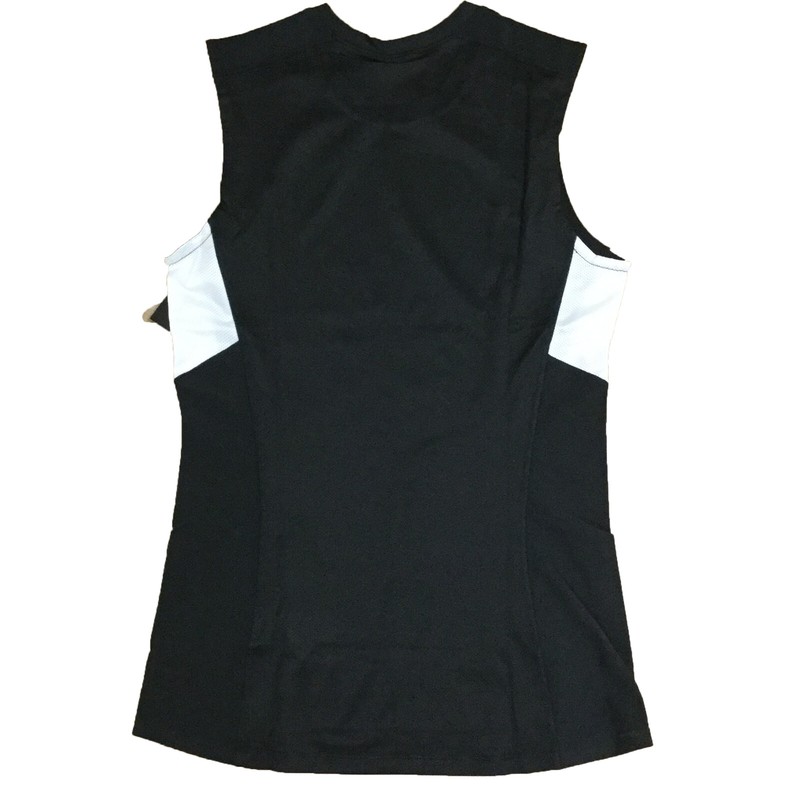 Nike Athletic Tank Shirt Men's Sleeveless Tight Fit Athletic 519983, Black White gallery