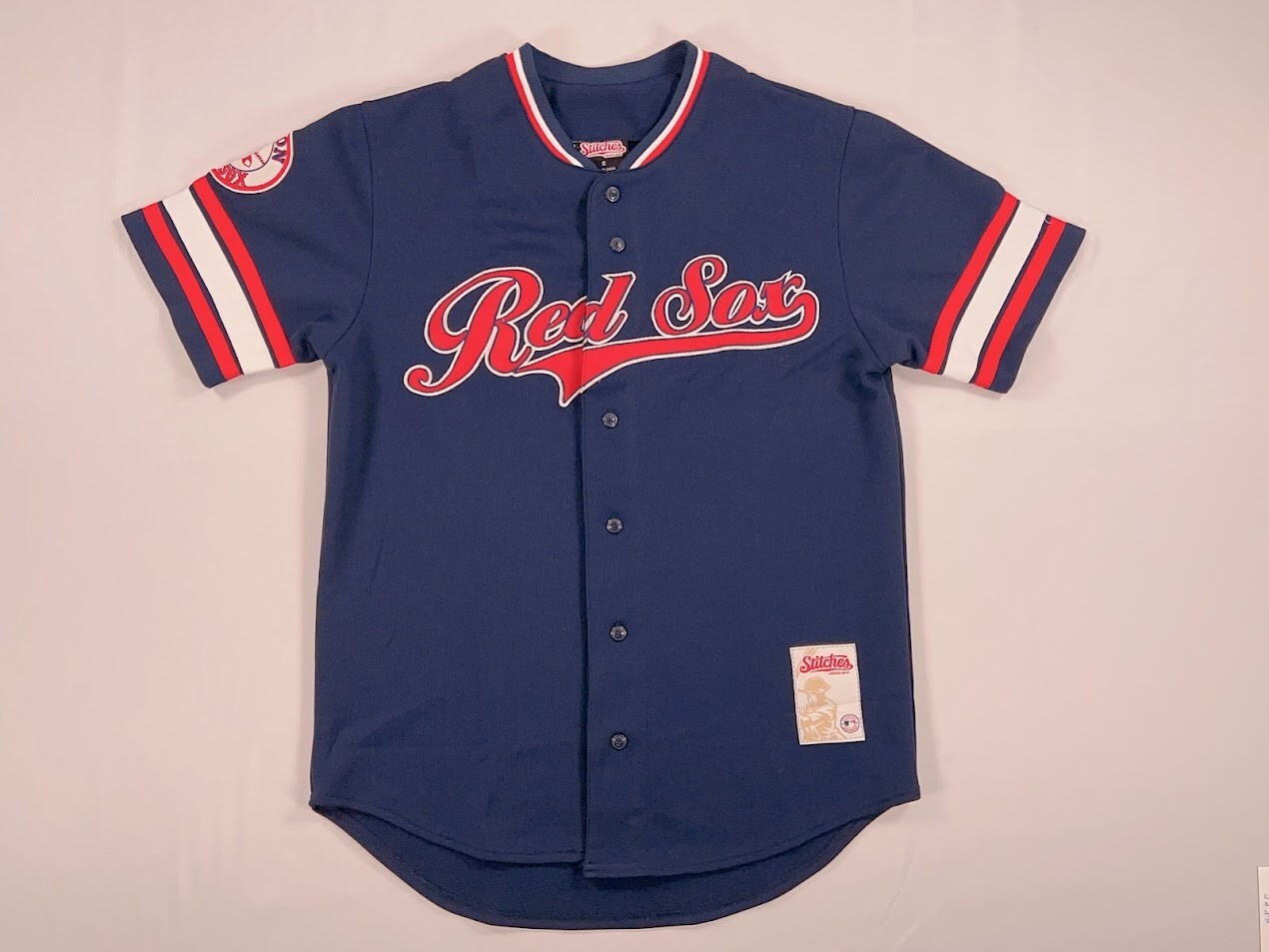 Boston Red Sox Blank Blue Jersey Size Small Baseball MLB Major League Ball gallery