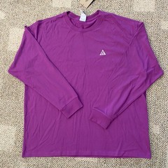 Nike ACG T-Shirt Top Shirt Long Sleeve FQ3738-506 Bold Berry Mens XL