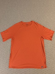 Patagonia Men’s Capilene Cool Trail Shirt – Large, Mangrove Red