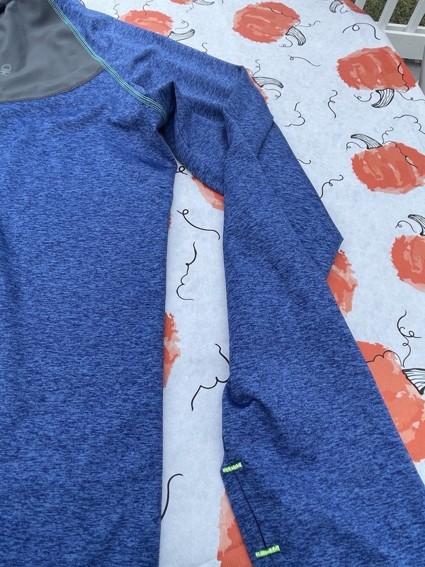 Little Donkey Andy Men’s Pullover Quick Dry Long Sleeve 1/4 Zip Up Blue X-Large gallery