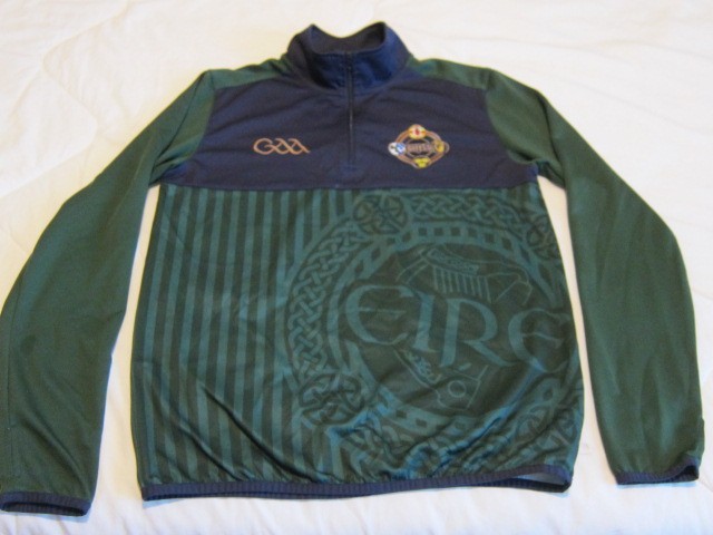 Lansdowne Collection Ireland 4 Provinces Crest Long Sleeve Shirt -Green -MEDIUM gallery