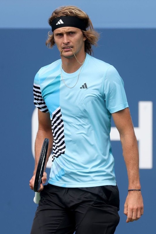 Adidas Men’s Tennis HEAT.RDY Aqua/Teal/Black – Size 2XL – Zverev US Open Style gallery