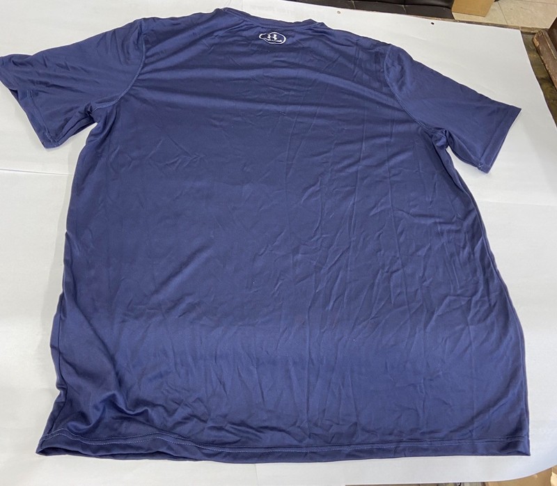 NEW MEN'S UNDER ARMOUR LOCKER TEE 2.0 SS SHORT SLEEVE COLOR NAVY BLUE LG/G LOOSE gallery