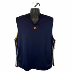 Vintage Starter Reversible Basketball Athletic Tank Navy Gold Size XL Deadstock