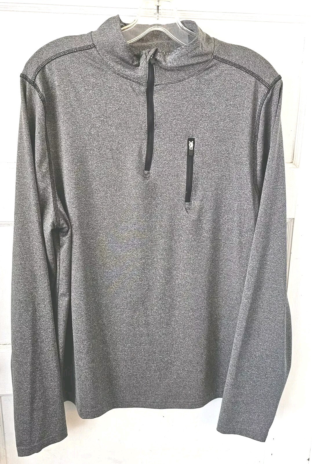 Zone Pro Mens Athletic Medium Long Sleeve Dark Gray Pullover Shirt Jacket gallery