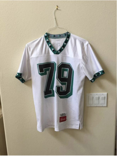 SUPREME Diamond Rib Football Top White M Box Logo camp cap kate moss F/W 13
